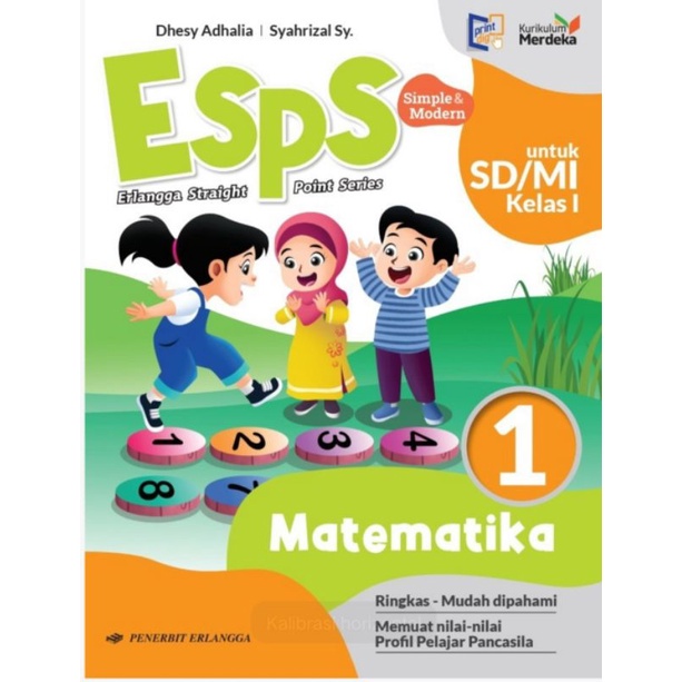 

ESPS Matematika Kurikulum Merdeka SD/Mi Kelas 1 ERLANGGA