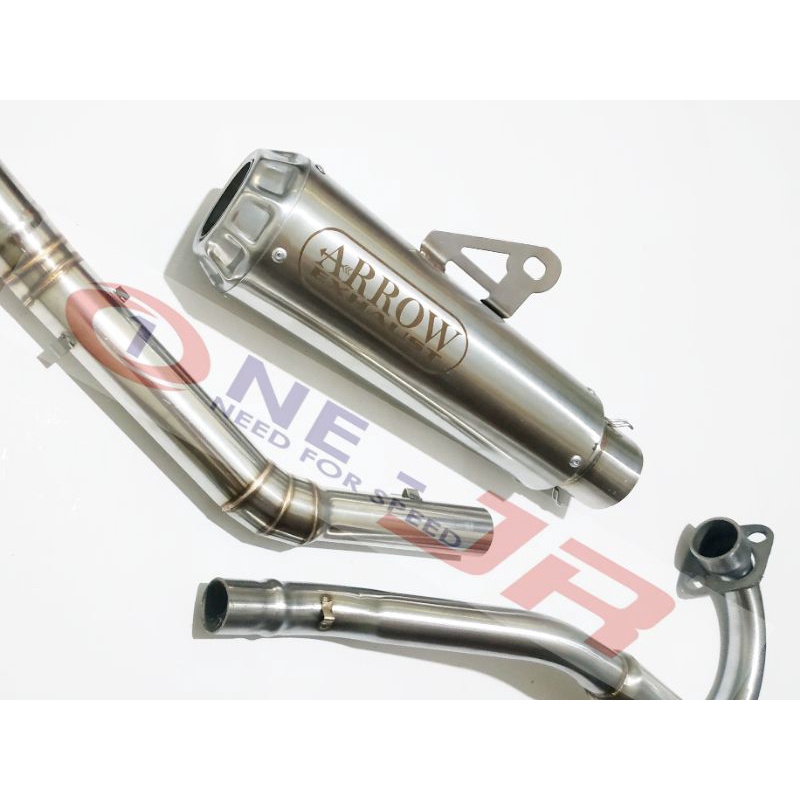 Knalpot Racing Arrow CRF 150 L D-tracker Klx Wr 155 Viar cros Tiger Suara Yahud Norifumi Rocket 4