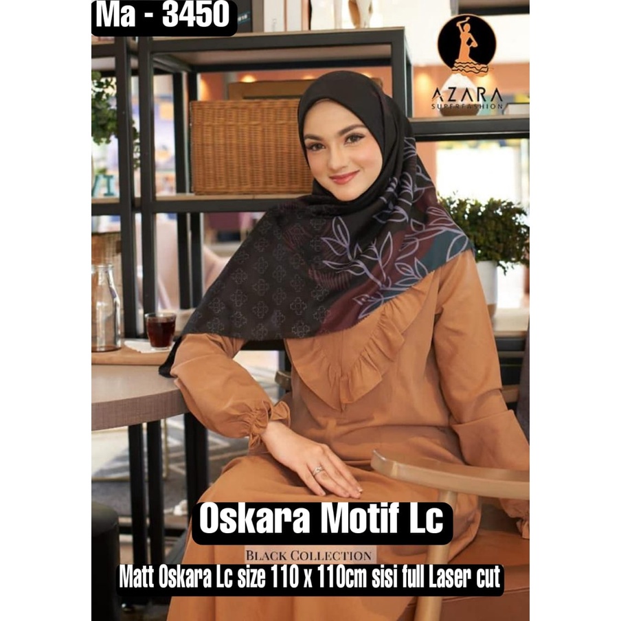 JILBAB SEGIEMPAT OSKARA /DANISA LASER CUT MOTIF AZARA HIJAB LASERCUT LC GROSIR31 TERMURAH