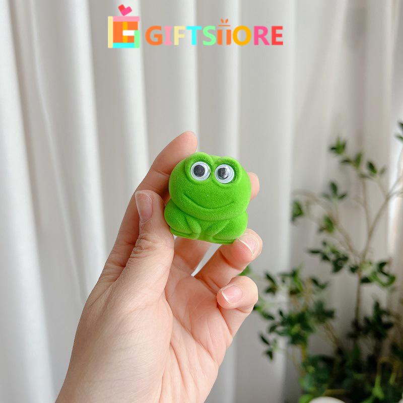 ✨COD  Cincin Kartun Kotak Lembut Fashion Korea Berkelompok Kreatif  Lucu Perhiasan Hadiah-GS