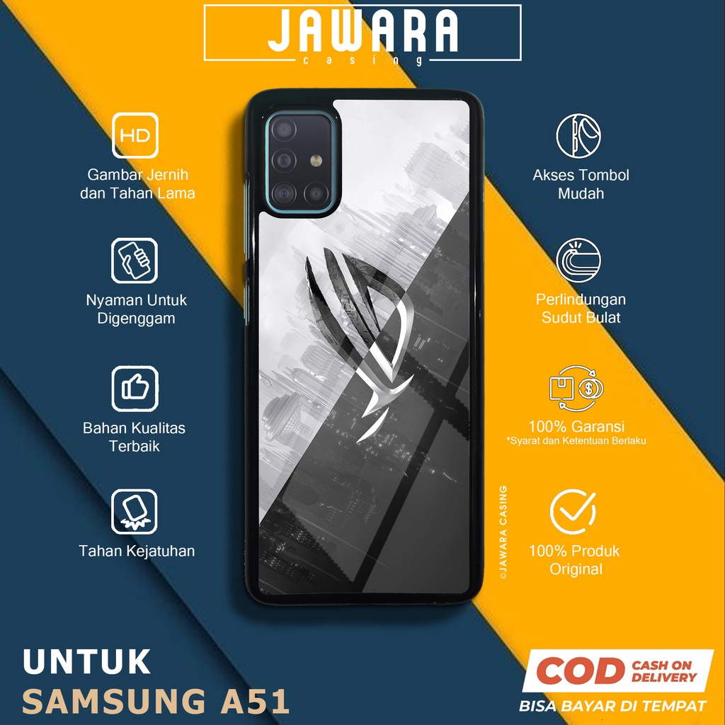 Case Samsung A51 Casing Samsung A51 Jawara Casing [ROG1] Case Glossy Case Aesthetic Custom Case Anim