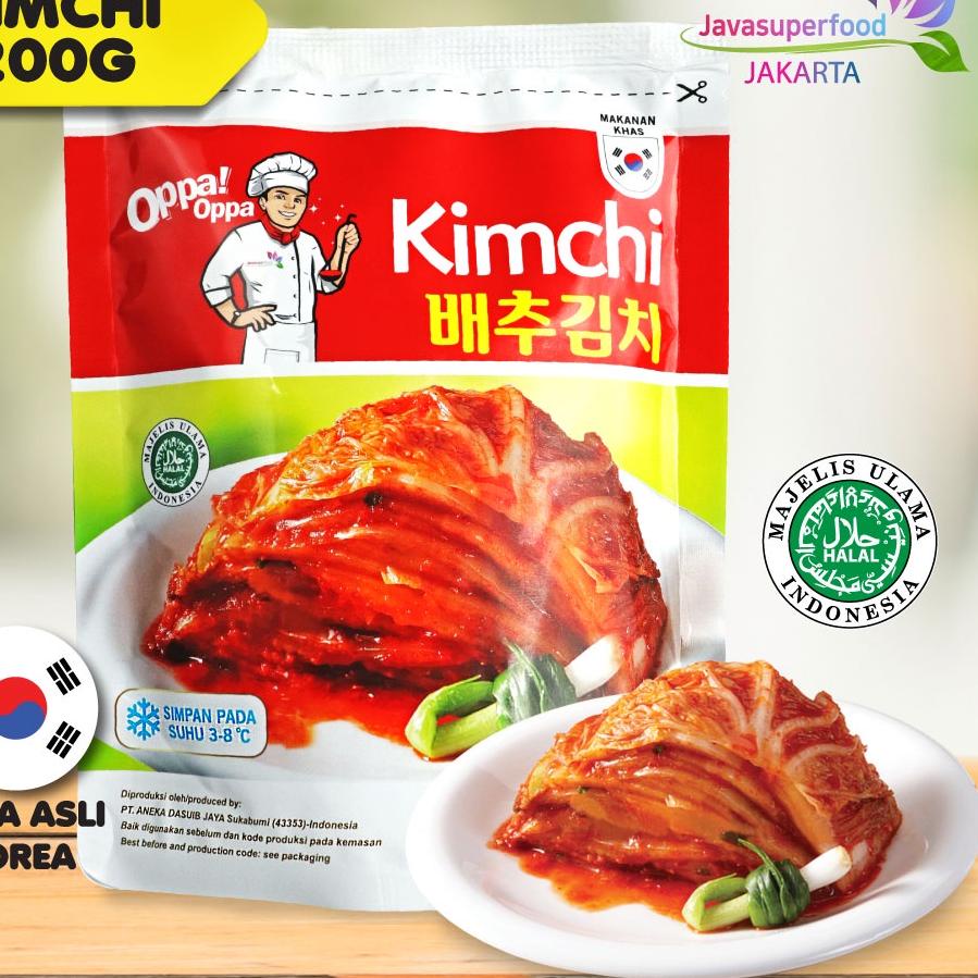 

LIL245 KIMCHI Sawi Fresh / Kimchi Halal / Kimchi Korea 200G - Makanan Korea |