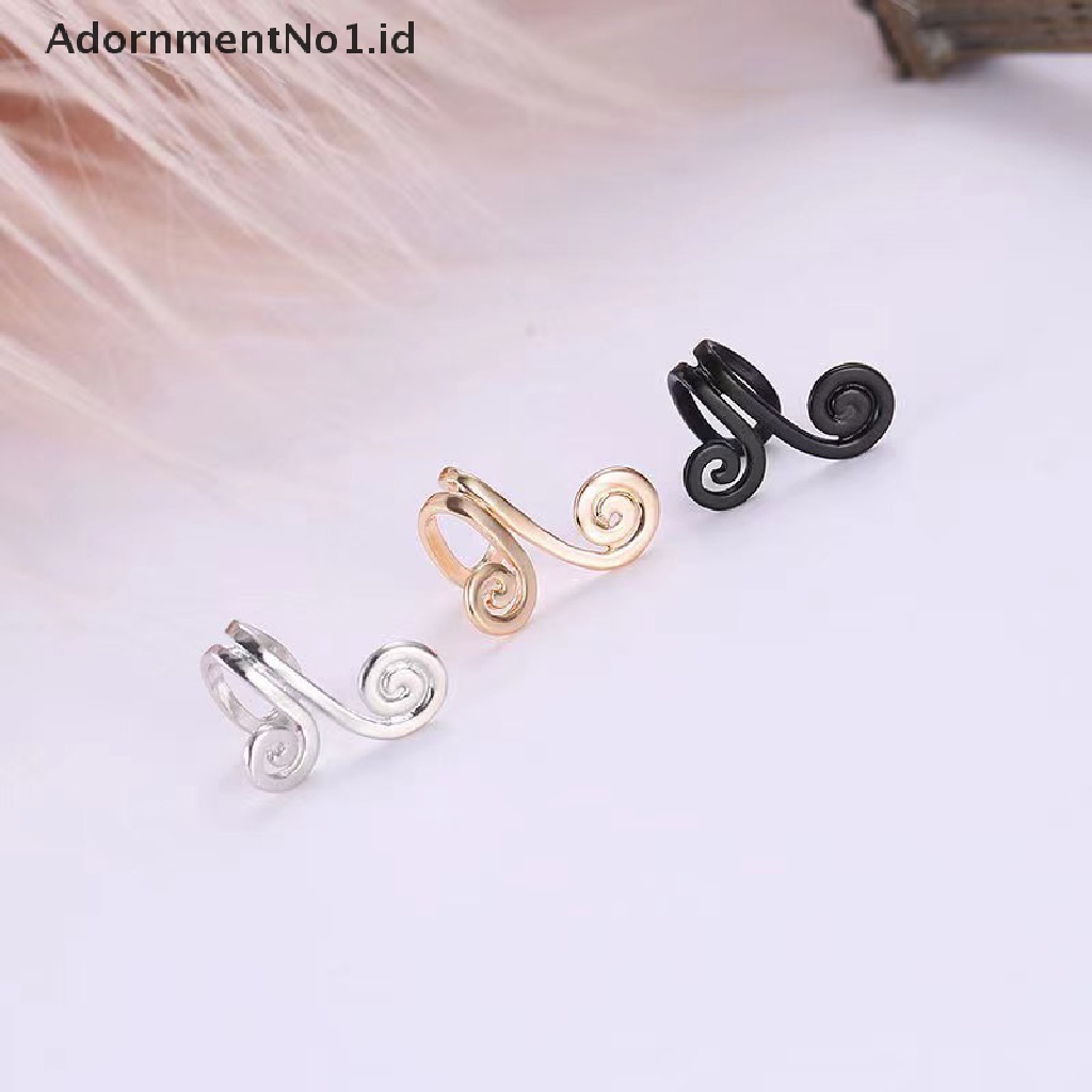 [AdornmentNo1] 1pasang Anting Mode Sederhana Yang Dipersonalisasi Monkey King Klip Telinga Akupresur Pelangsing Anting Non Acupressure Pelangsing Anting [ID]