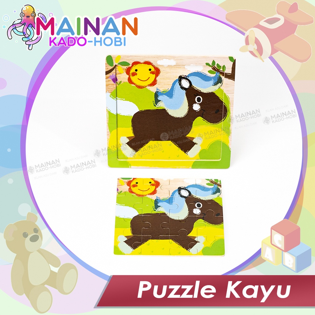 HADIAH KADO HOBI MAINAN KOLEKSI SOUVENIR ANAK PUZZLE KAYU