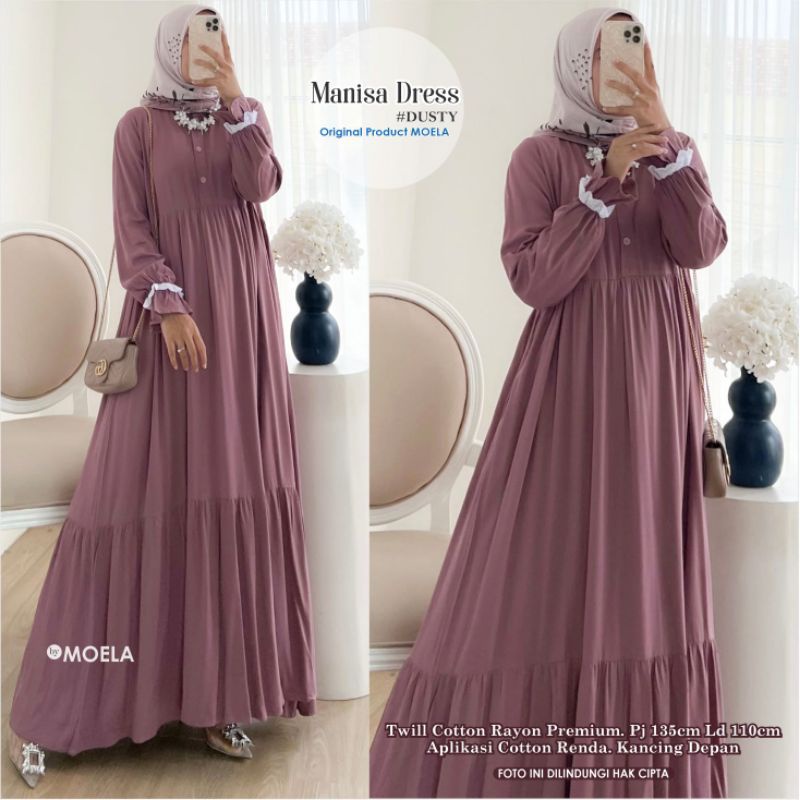 MANISA DRESS BY MOELA MAXI POLOS