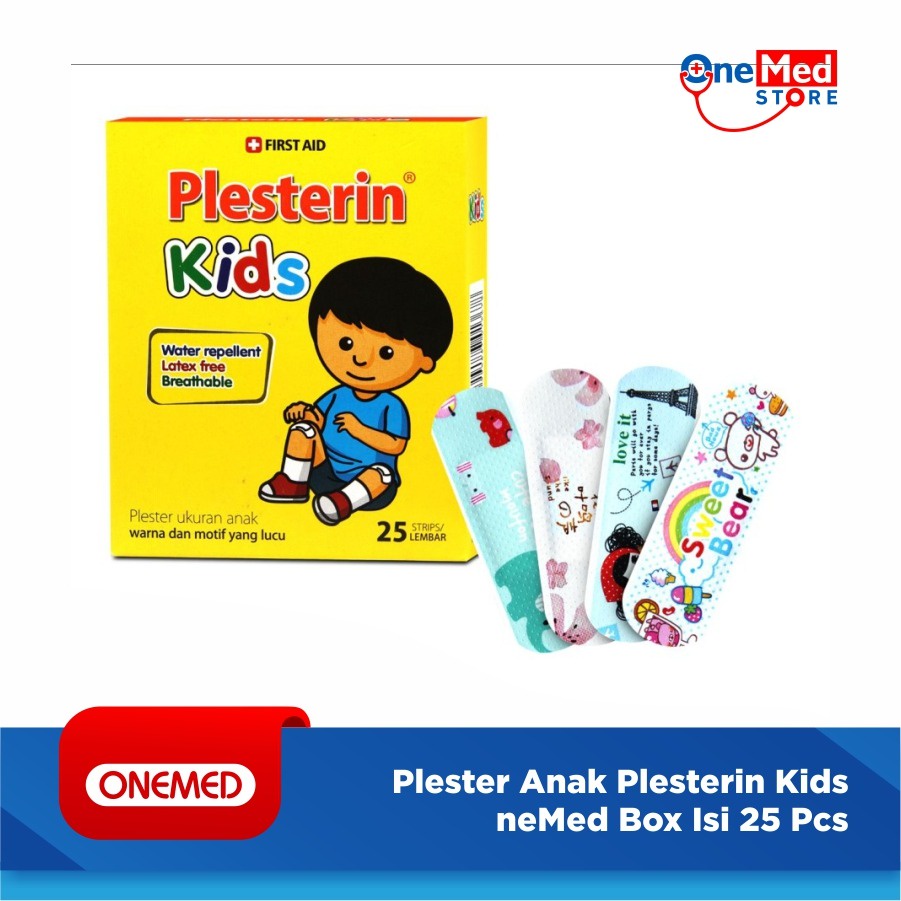 Plesterin Kids OneMed Box Isi 25 Pcs