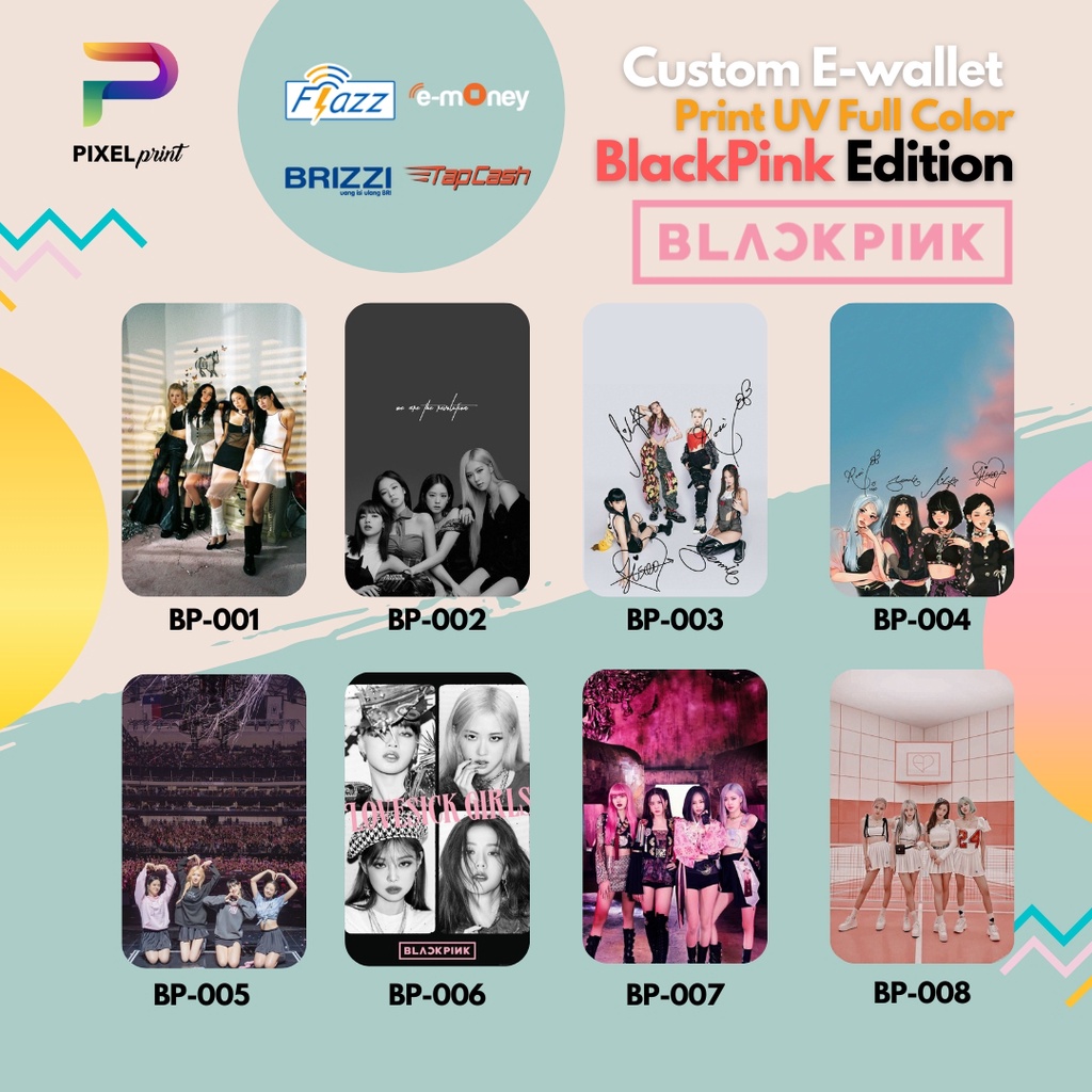 Emoney Flazz BRIZZI TapCash EToll Blackpink Edition