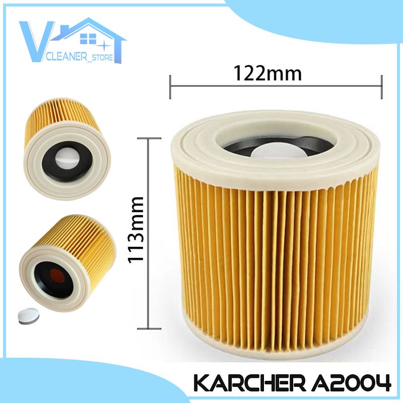 Replacement Filter Karcher A2004 A2054 A2204 A2656 parts Cartridge HEPA Filter