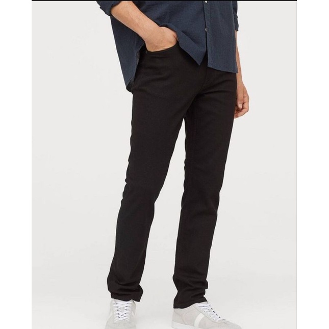 h&amp;m skinny black denim jeans