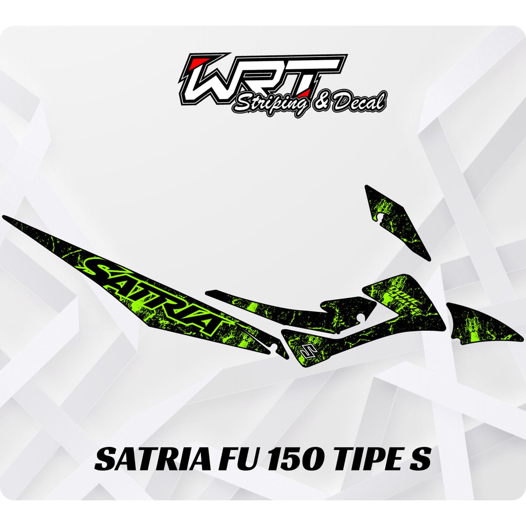 Striping Satria FU Tipe S-Stiker Decal Satria FU 150 Tipe S Abstrak