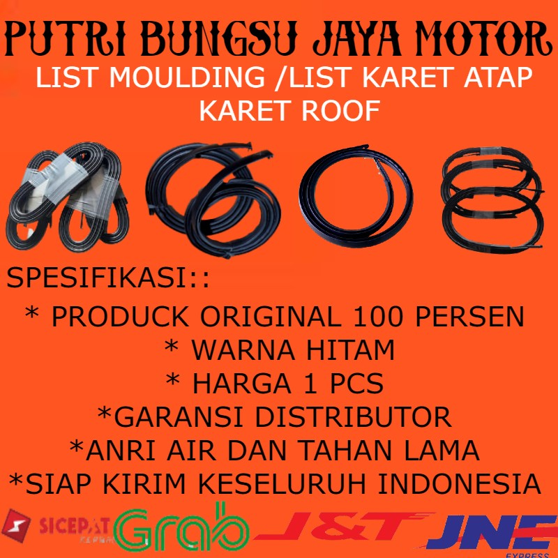 Jual Karet Roof Karet Moulding Roof Atap Karet Roof Karet Moulding