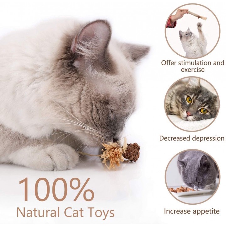 108 Catnip Toys for Cat - Mainan Kucing Untuk Membuat Rileks dan Tenang