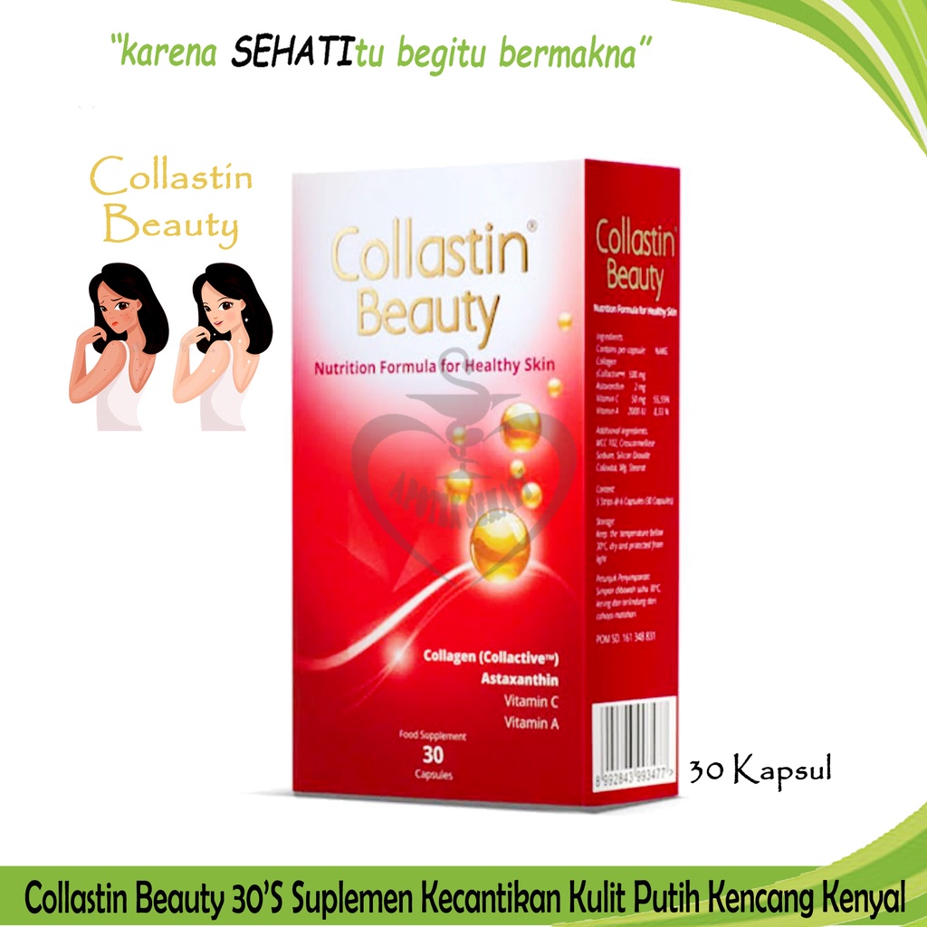 Collastin Beauty Suplemen Kesehatan Kulit Collagen Plus Antioksidan