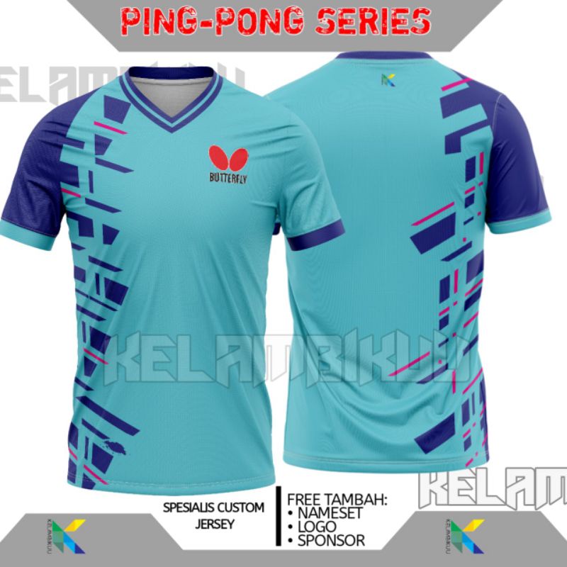 JERSEY PING PONG PRINTING TERBARU/JERSEY PING PONG CUSTOM MURAH/BAJU KAOS TENIS MEJA PING PONG MURAH