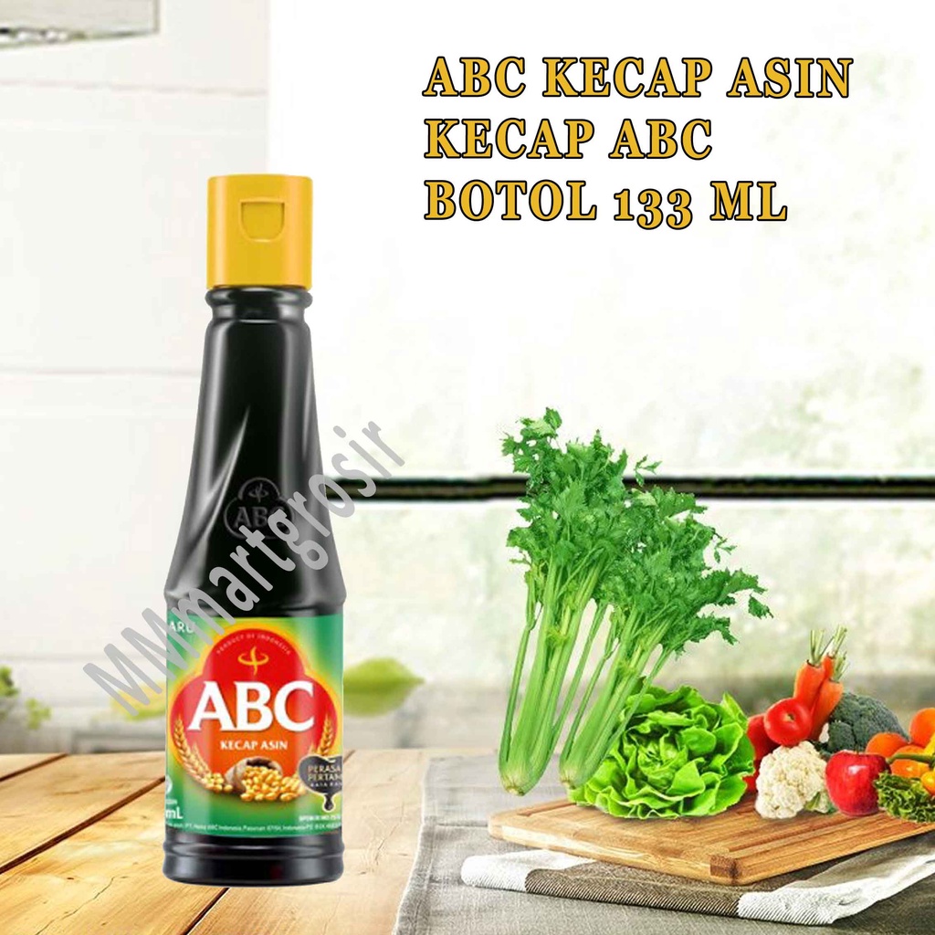 Kecap asin / ABC / 133ml / kecap botol