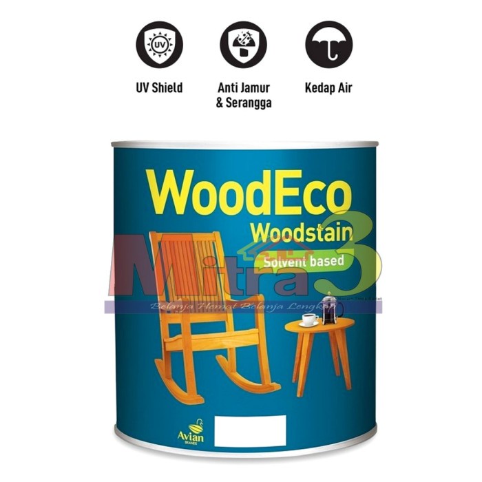 Jual Ready Oke Wood Eco Woodstain Solvent L Cat Politur Kayu Bahan Dasar Thinner Shopee