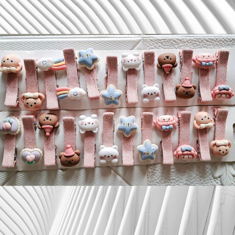 Jepit rambut anak lucu jepit pita hair clip anak jepit buaya