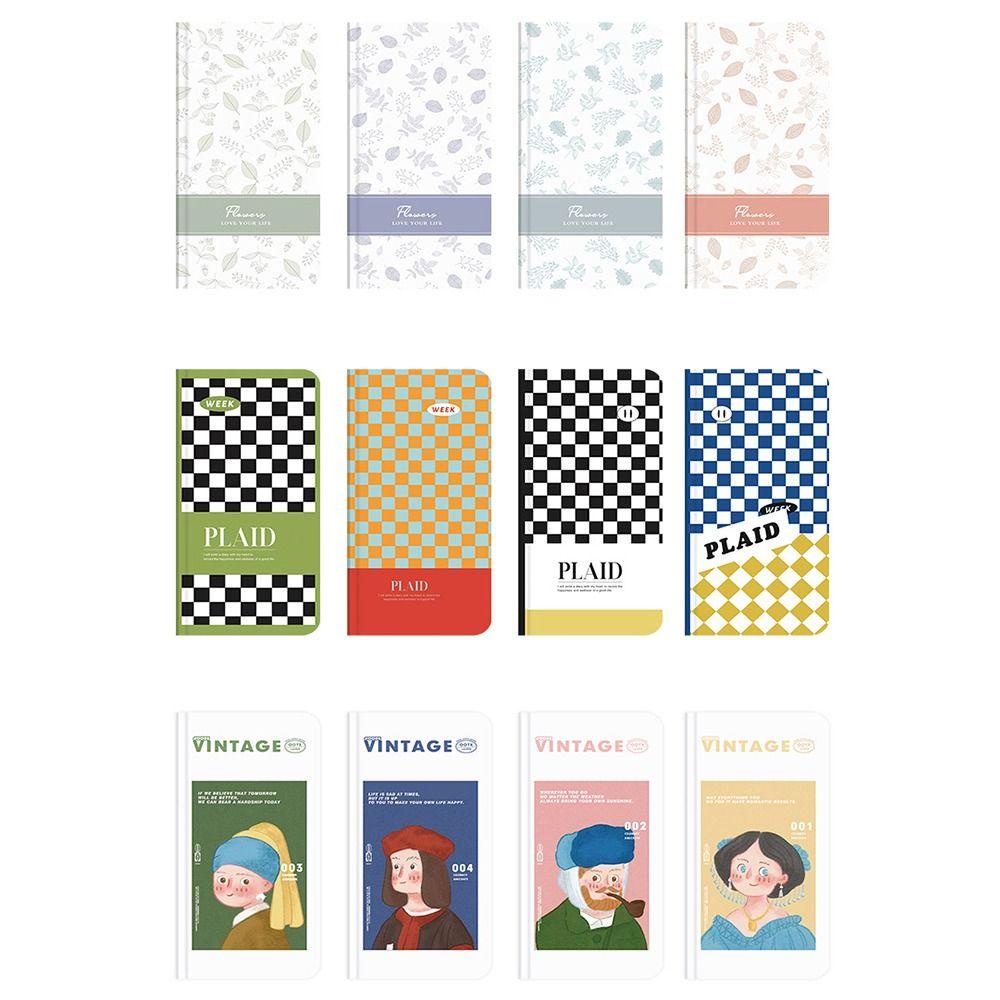 Mxbeauty Plaid Memo Notebook Kreatif Siswa Alat Tulis Perencana Bulanan Mingguan Jurnal Buku Harian Tangan Akun Notebook