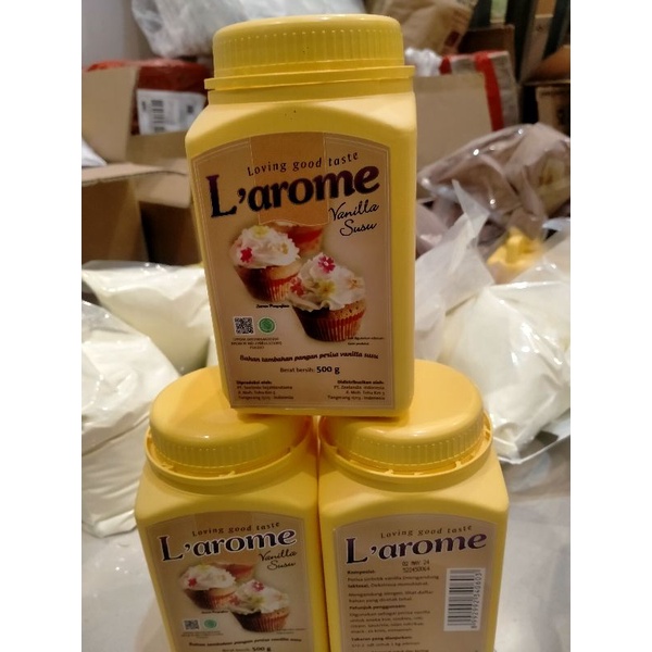 Larome vanilla milk 500g vanilla susu zeelandia
