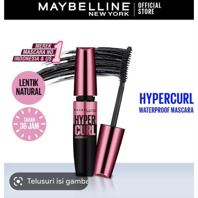 MAYBELLINE Volume Exprees HYPERCURL WARETPROOF Mascara