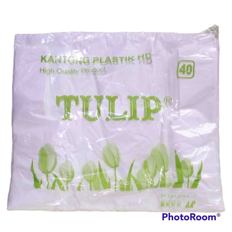 Kantong kresek plastik HD Tulip 40