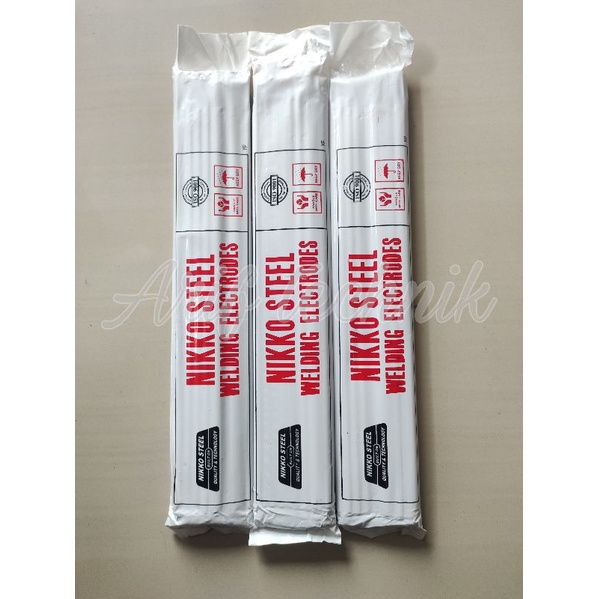 Kawat Las Stainless Steel Nikko Steel NSN308 4.0mm 1Kg / WELDING ELECTRODES NSN 308 4,0
