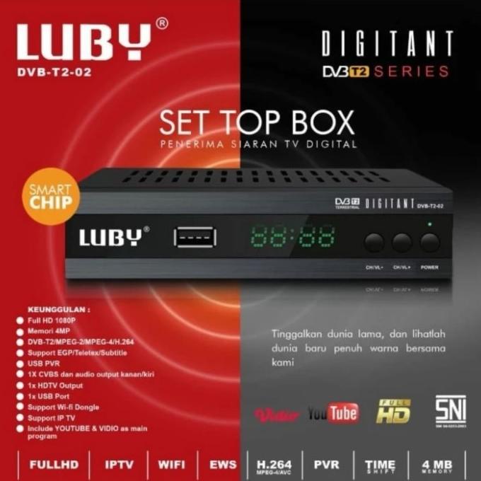 set top box luby t2 02