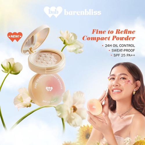 BNB Barenbliss Fine to Refine Compact Powder | Bedak Wajah BY AILIN