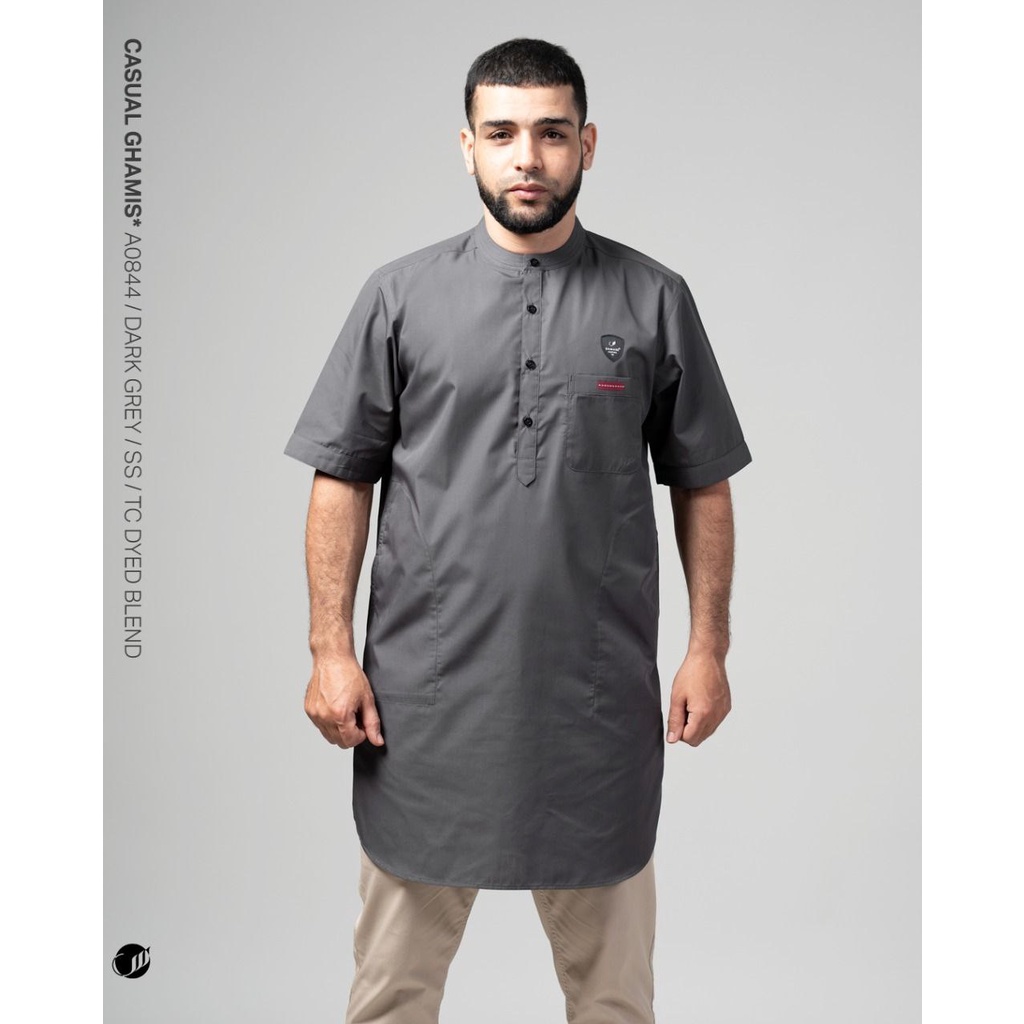 SAMASE GHAMIS CASUAL A084 BAJU KOKO PAKISTAN PAKAIAN MUSLI PRIA DEWASA LENGAN PENDEK SAMASE CLOTHES 