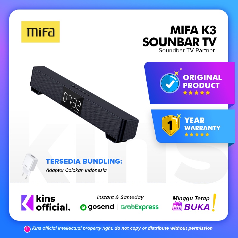 Mifa K3 Soundbar Mi TV Wired Wireless Bluetooth Speaker TWS
