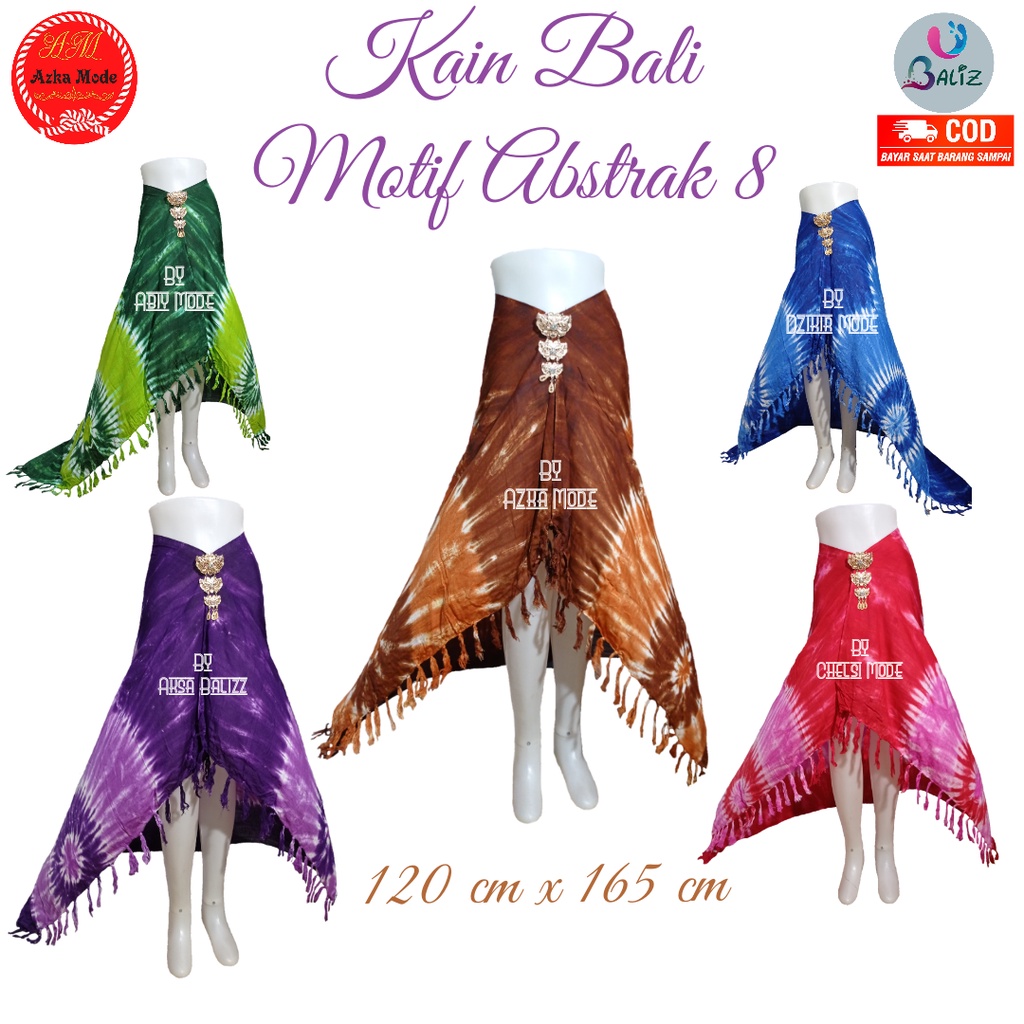 Kain Pantai Kain Bali Pantai - Kain Bali Motif Abstrak 8. rumbai Standar - Sarung Pantai SEMBILAN MODE - Sarung Bali - Kain Pantai - Kain Katun Jepang - Kain Untuk Hiasan Dinding - Kain Untuk Plafon Mobil Truk Dan Mobil 3/4 Lainnya