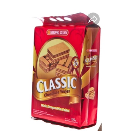 

Khong Guan Classic Chocolate Wafer 350 gr