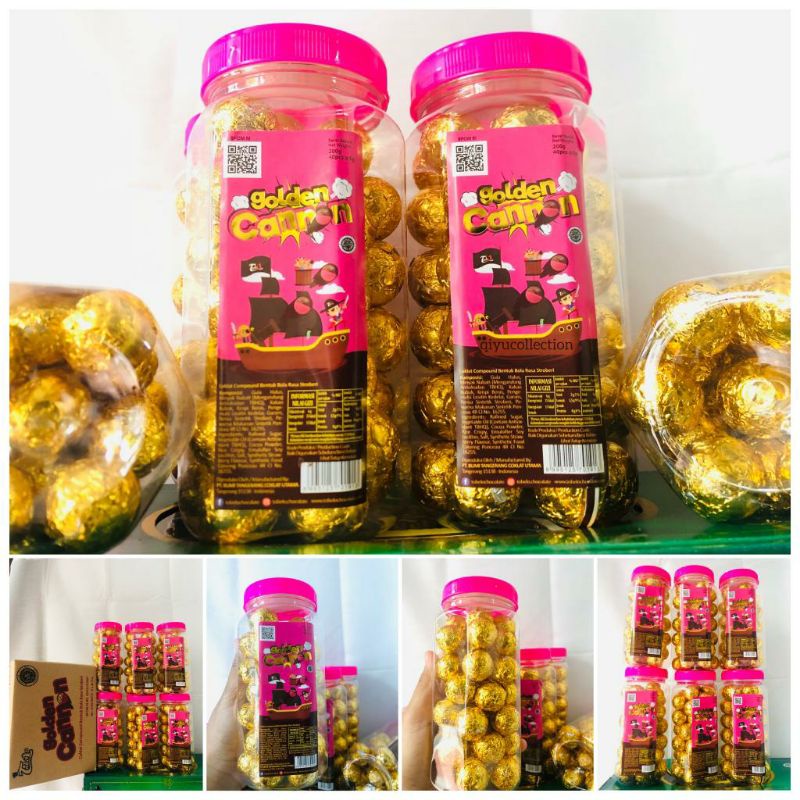 Golden Cannon Tobelo - Coklat Golden Murah - Cokelat Bola