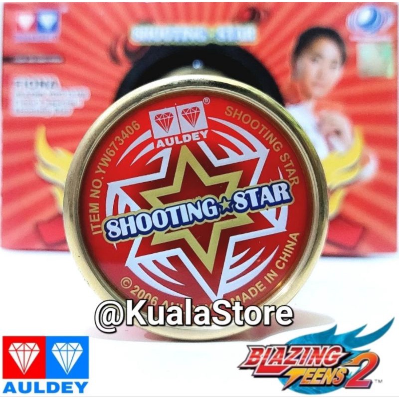 YOYO AULDEY ORIGINAL BLAZING TEENS SHOOTING STAR METAL PREMIUM CONTEST PROFESIONAL YOYO KUALA STORE 