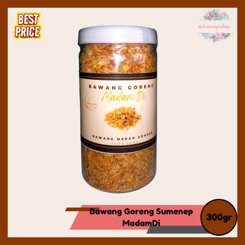 

Bawang Goreng Sumenep Asli Tanpa Tepung 300gr