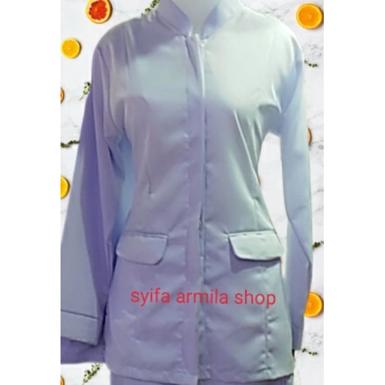 Baju dinas perawat/bidan/baju dinas putih
