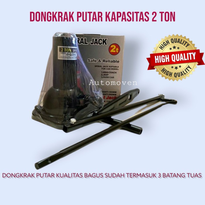 Dongkrak Dongkrak Putar Screw Spiral Innova Toyota Buaya