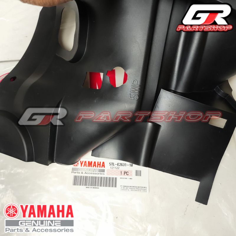 karet deflektor flap atas cover mesin mio sporty smile soul fino ori ygp original yamaha karpet damper