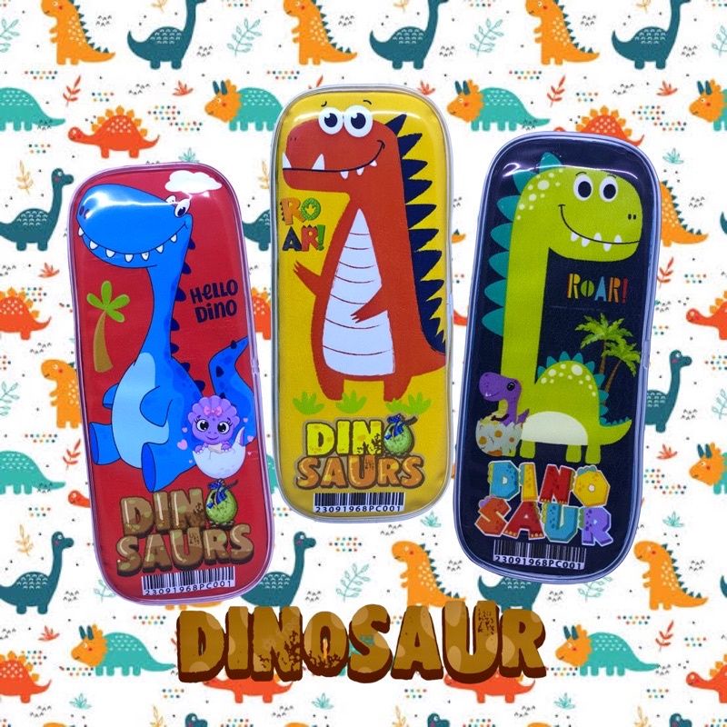 

Kotak pensil / pensil case segi mika DINOSAURUS
