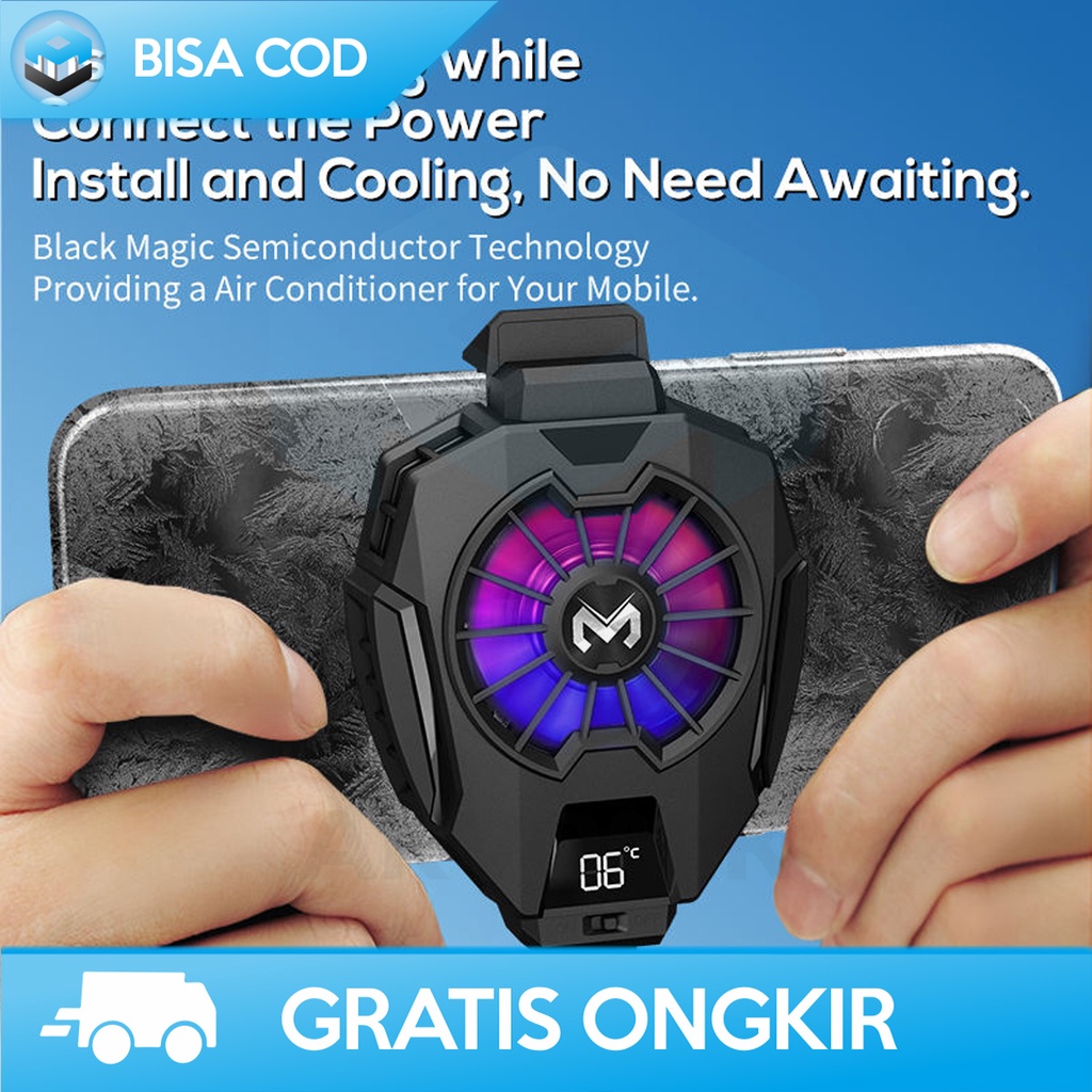 KIPAS PENDINGIN HP GAMING FAN COOLER SMARTPHONE DL05 5V BLAST COOLING