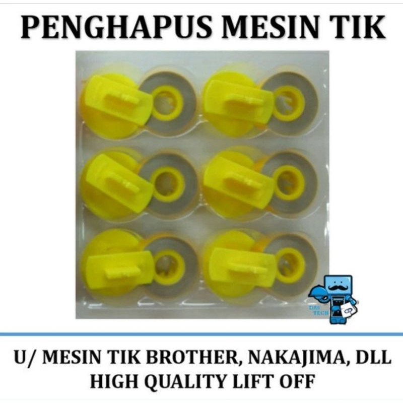 PENGHAPUS / CORRECTION TAPE MESIN KETIK BROTHER &amp; NAKAJIMA (SATUAN/PC)