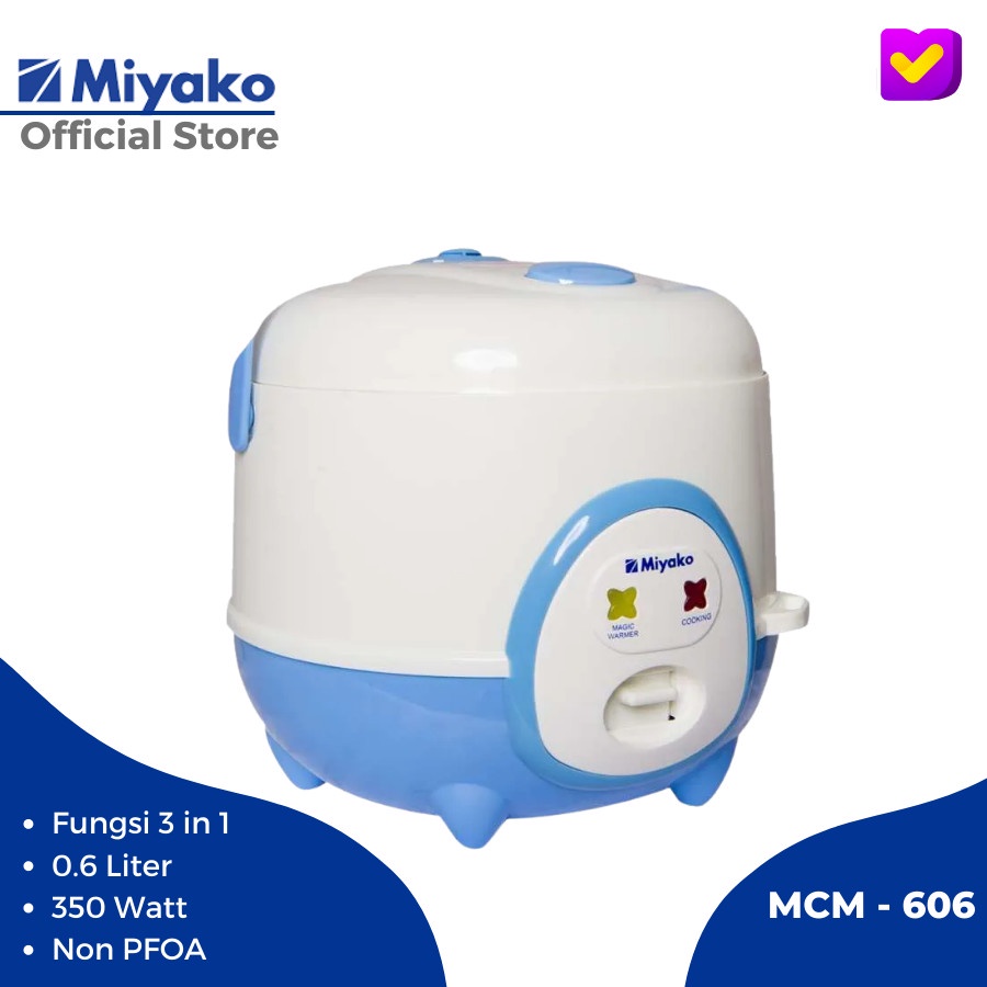 Miyako Magic Com  0,6L Mini Rice Cooker MCM 606B  606 B MCM606B 0,6 Liter
