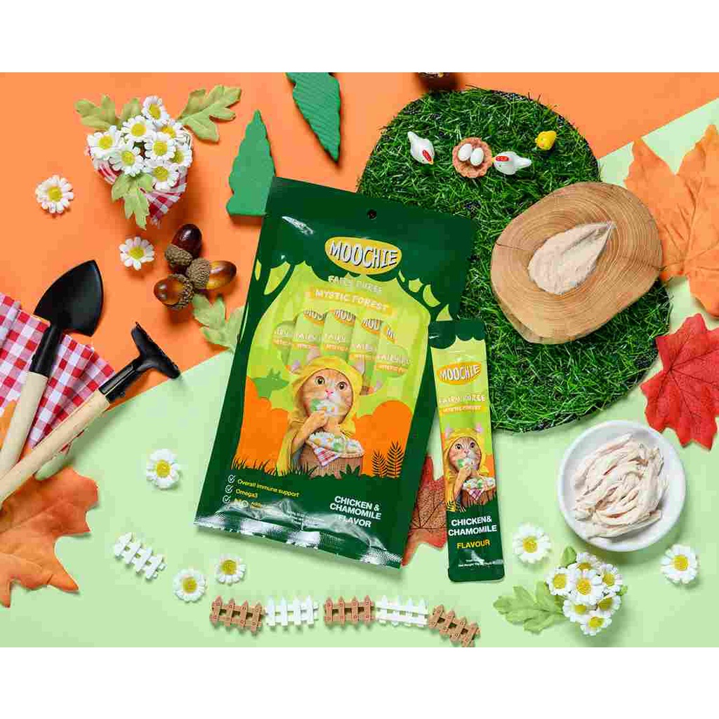 [PETFOOD] MOOCHIE FAIRY PUREE CAT CREAMY TREATS 15G