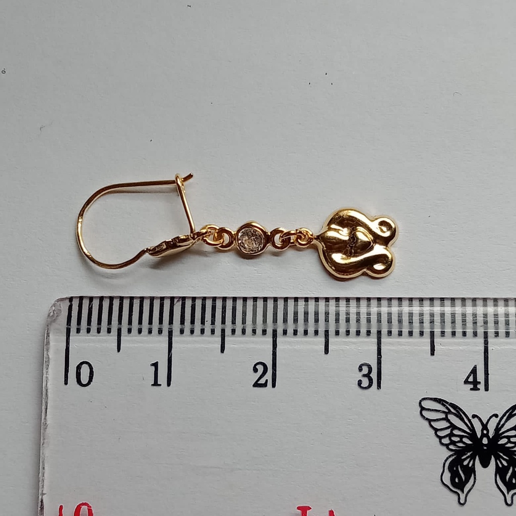 Anting emas 17K - 1 gr kadar 750 - 3738