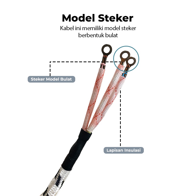 16A 250V ASLI SNI KABEL TEMBAKA  SETRIKA LISTRIK COLOKAN ELEKTRONIK LISTRIK BERKUALITAS ORIGINAL ARDE COCOK UNTUK PHILIPS MASPION MIYAKO