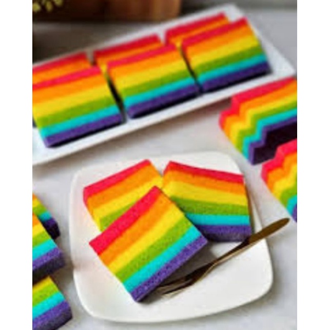 

cibiru - kue rainbow isi 10