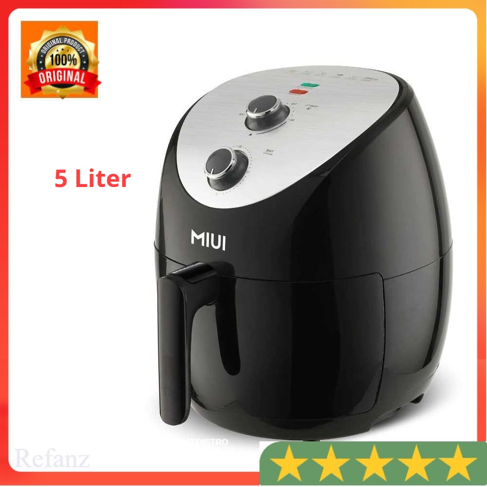 MIUI Air Fryer Mesin Penggoreng Tanpa Minyak 5 L Button Ver. - AF-01