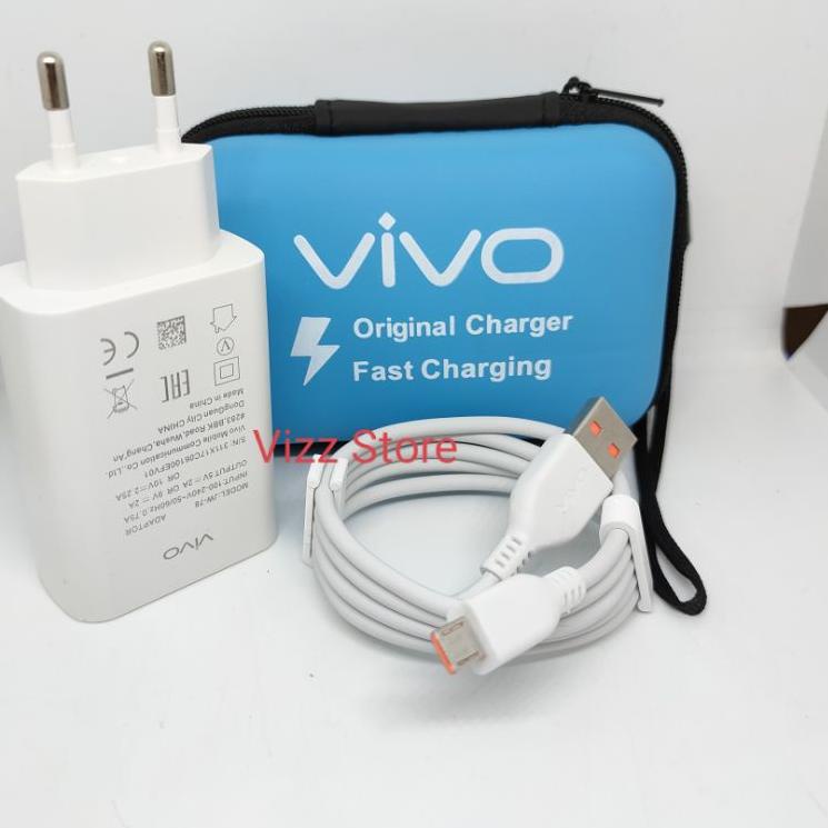 Charger Vivo Original Charger Fast Charging Kabel Micro - Type C Plus Dompet ▪ KET.19Ja23ᴸ