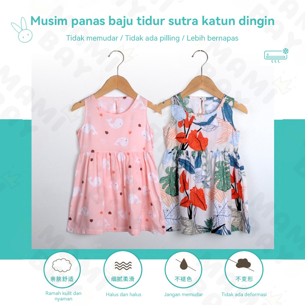 OKEYI Daster anak perempuan/Dress bayi/Baju bayi perempuan cantik