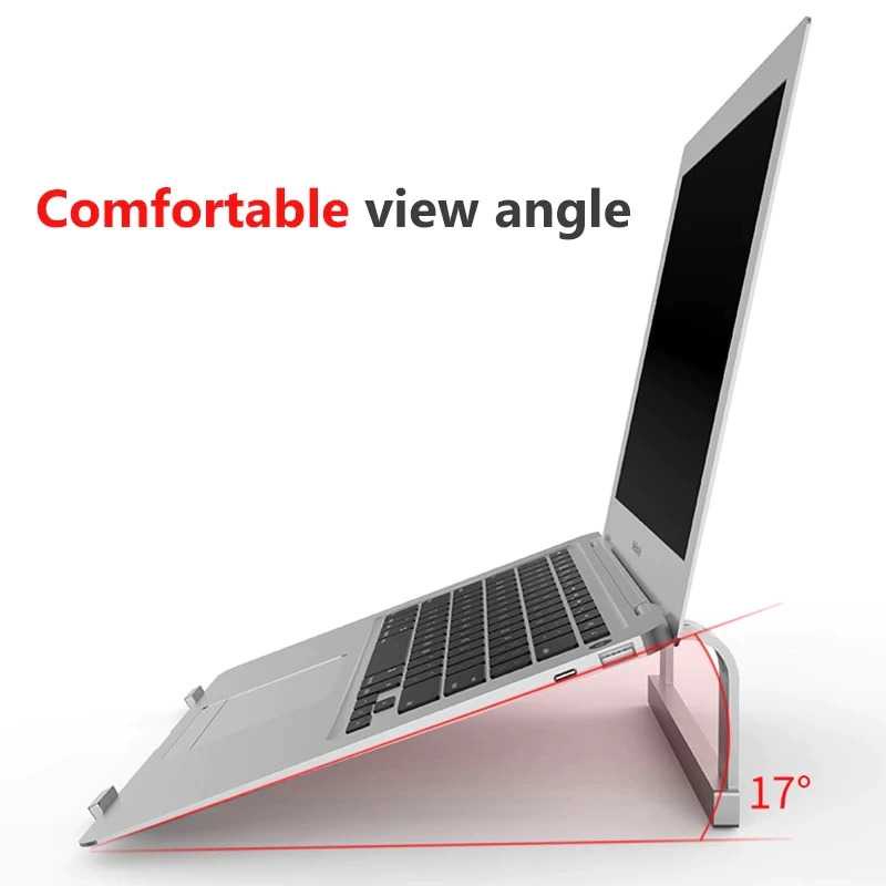 Stand Gadget Minimalist MultiFungsi Anti Slip - Stand Alas Laptop Hollow Ergonomic Bracket Aluminium - Stand Laptop / Tablet Kantor / Sekolah / Kuliah
